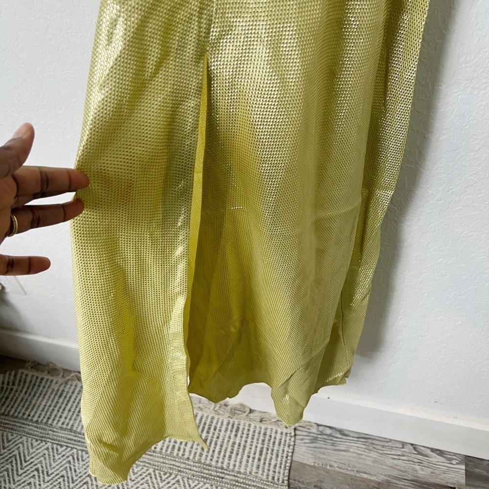 Forte Forte jacquard plunging V-neck midi dress - Picture 5 of 9